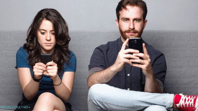 Quarrels between couples in travels