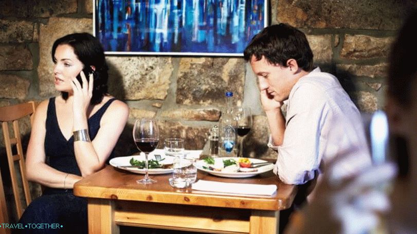 Quarrels between couples in travels