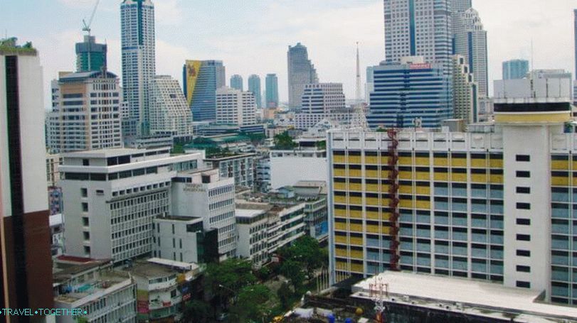 Silom District in Bangkok