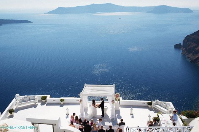 5 most beautiful wedding venues in Greece according to the version
