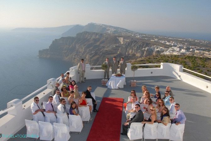5 most beautiful wedding venues in Greece according to the version