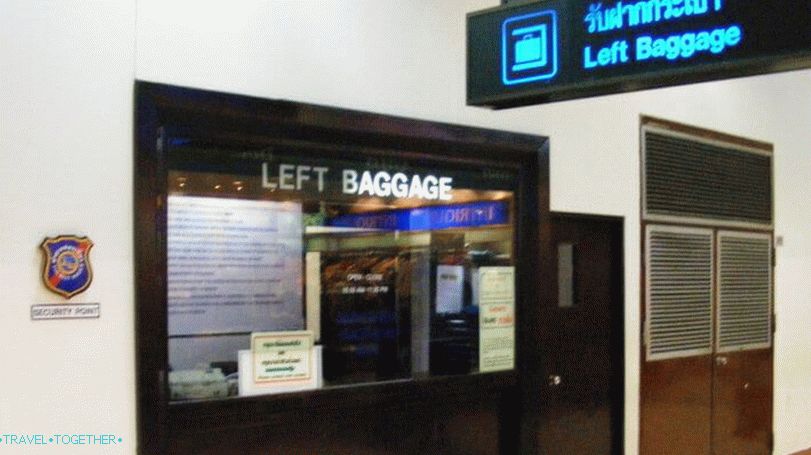 Don Muang Airport Luggage Storage in Bangkok
