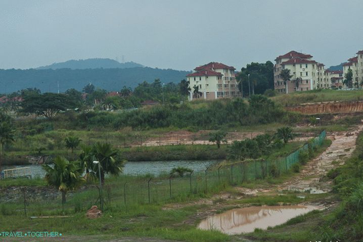 Views from the window to Malaysia on the way to Kuala Lumpur