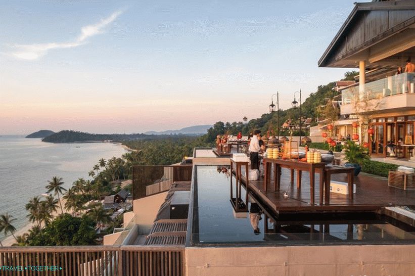 Air Bar at InterContinental Hotel - the best place to meet sunsets on Samui