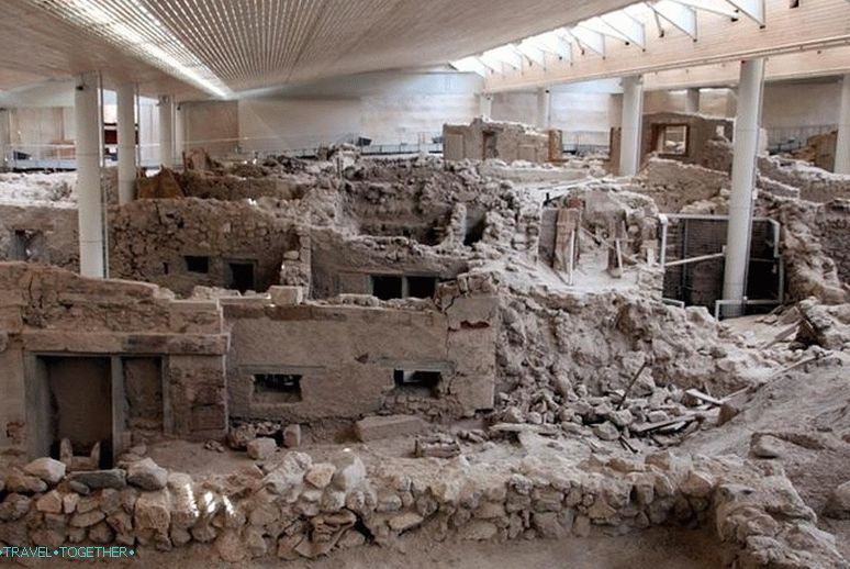 Archaeological site of Santorini