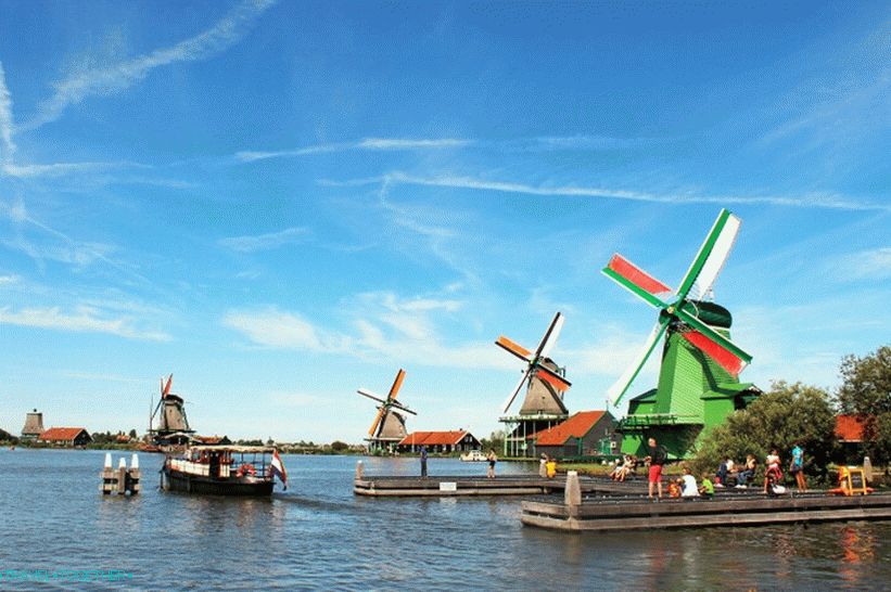 Windmills in Zaanse Schans