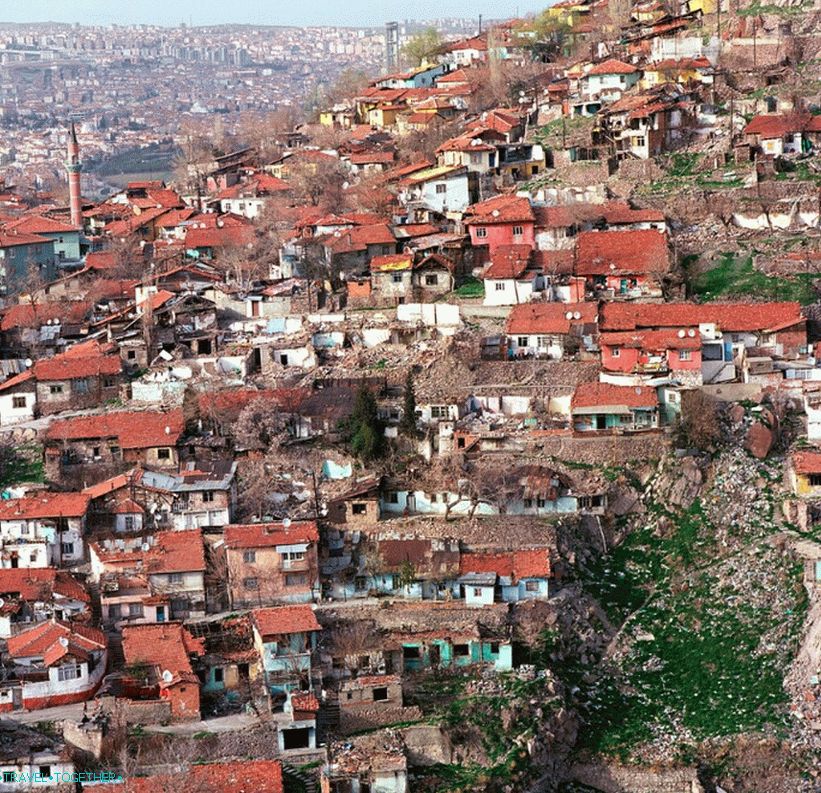 Historic neighborhoods at the fortress awaiting restoration