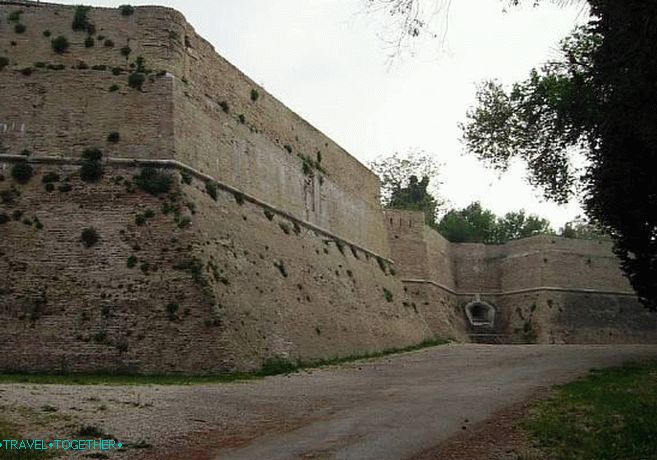 Walls of the Ancona Citadel