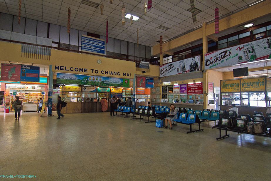 Inside the old building of the Arcade Bus Terminal