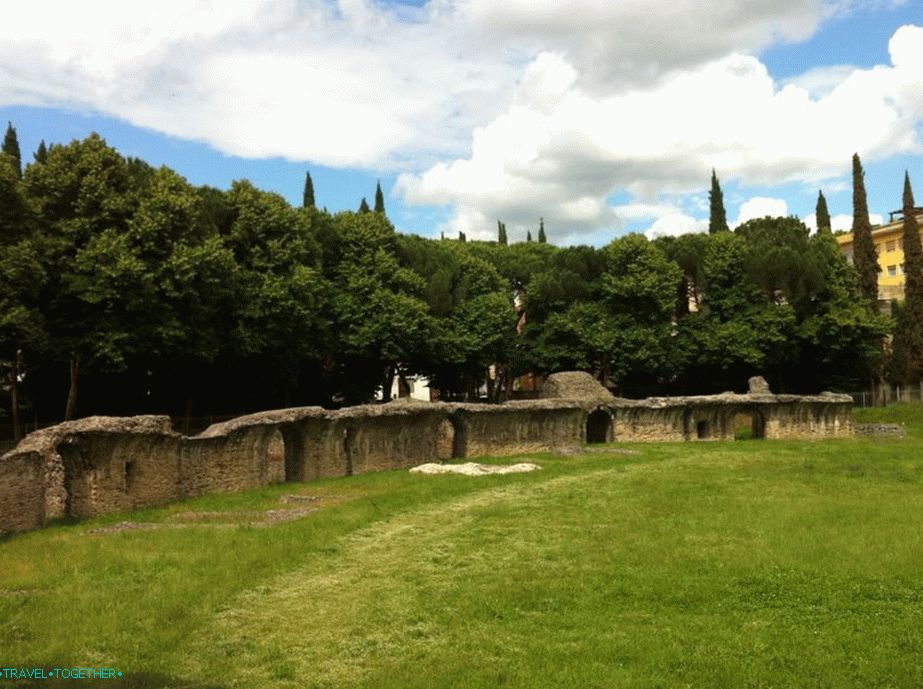 The Roman Amphitheater in Arezzo