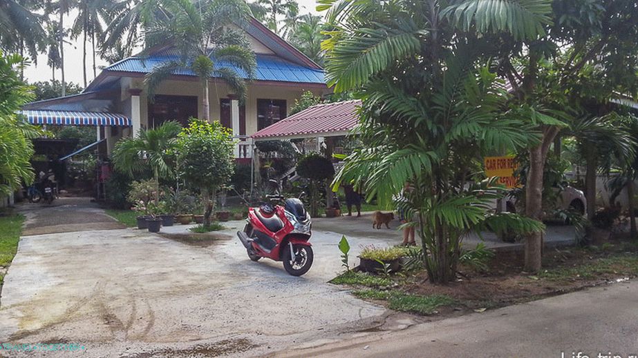 Car rental office in Samui