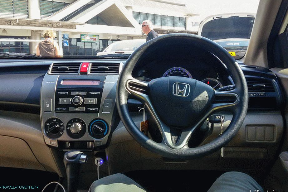 Cars are right-hand drive, and the movement is left-sided