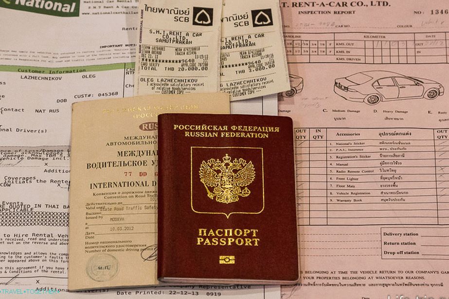 Rent a car in Thailand