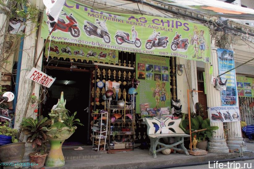 Rent a bike in Phuket - Cheap as Chips