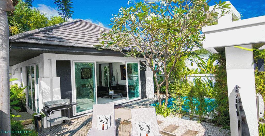 Villa from the hotel-resort