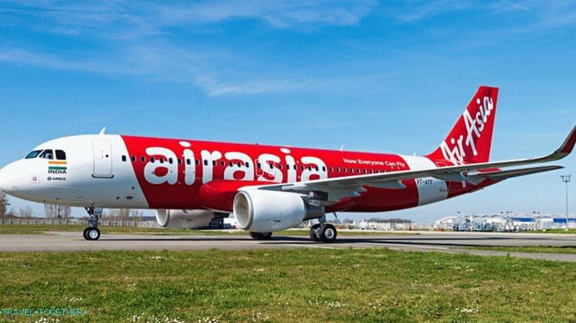 Air Asia low-cost airline Asia in Thailand