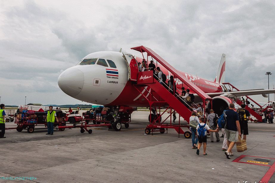 AirAsia is the most important low-cost airline in Asia in Thailand