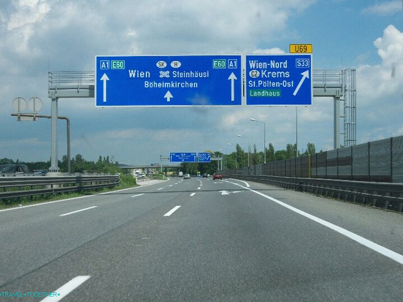 Autobahn in Austria