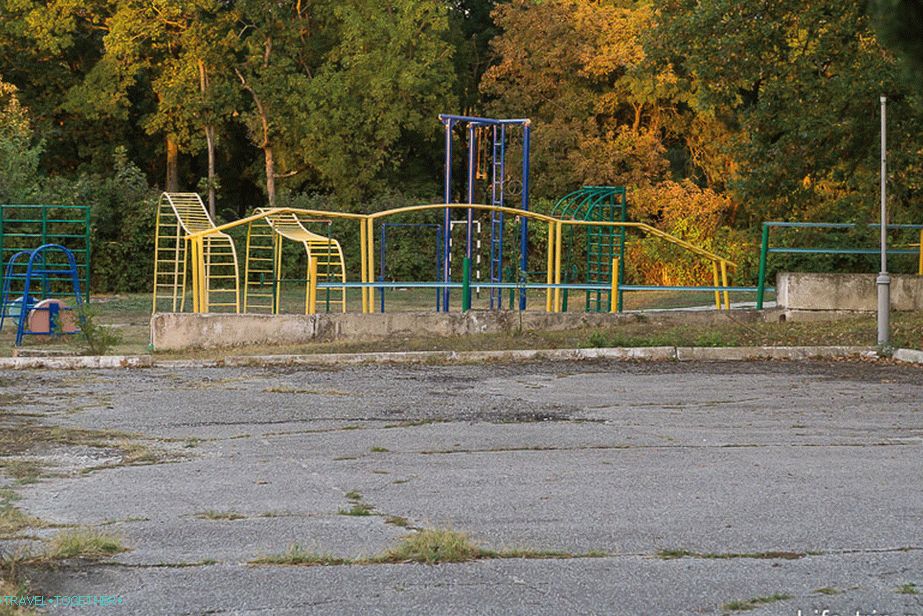 Children's playground near the campsite