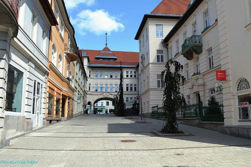 Banska Bystrica. Narodnaya Street