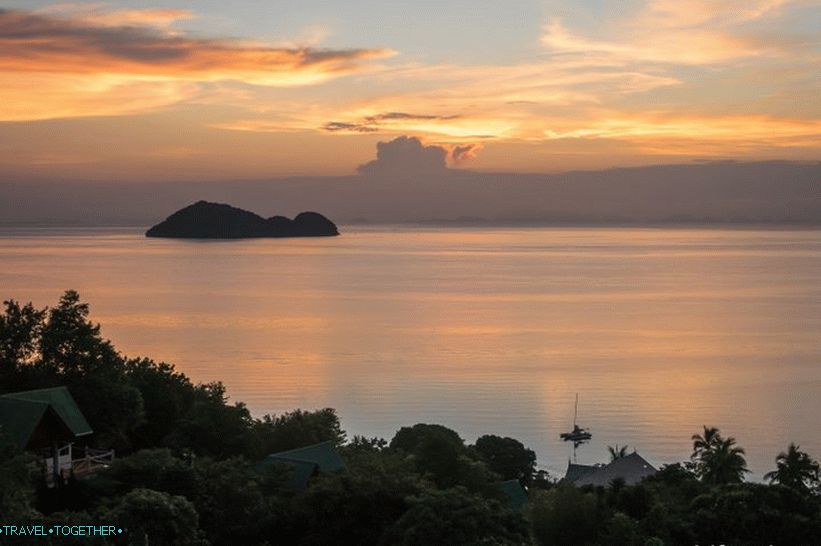 One of the best sunsets on Phangan