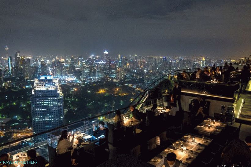 Restaurant with Bangkok views