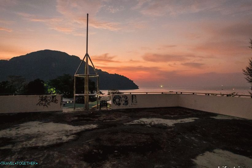 Tower for salvation from the tsunami on Phi Phi Don