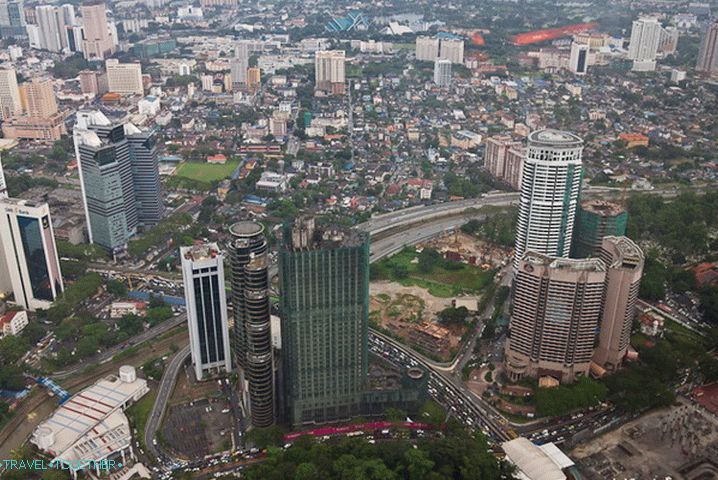 Kuala Lumpur from a height