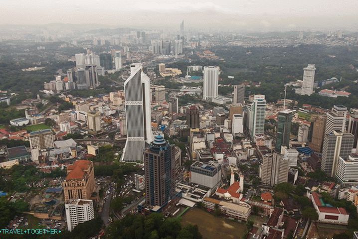 Kuala Lumpur from a height