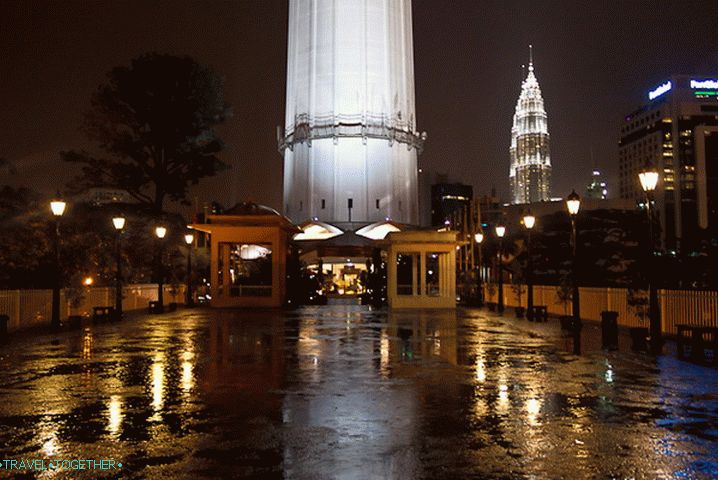 Foot of the Menara Tower
