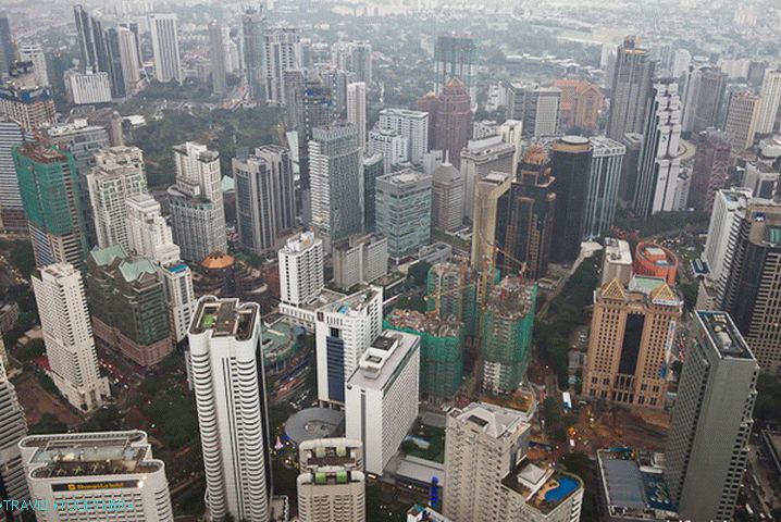 Kuala Lumpur from a height