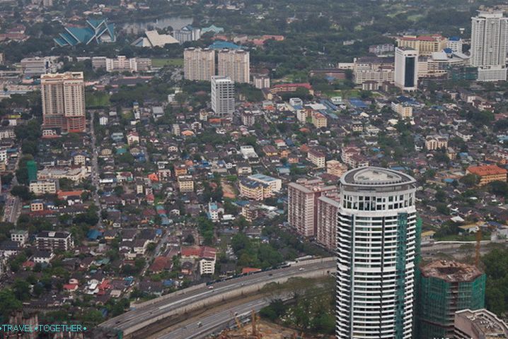 Kuala Lumpur from a height