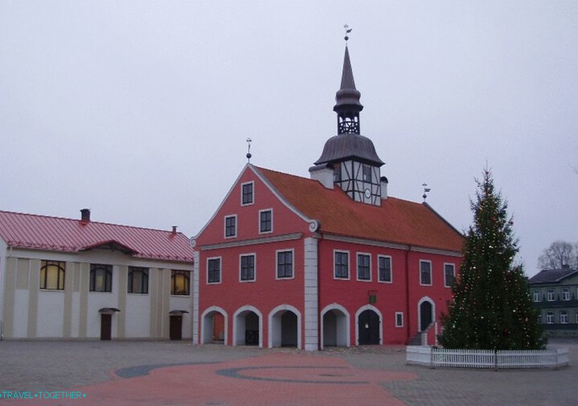 The historic center of Bauska