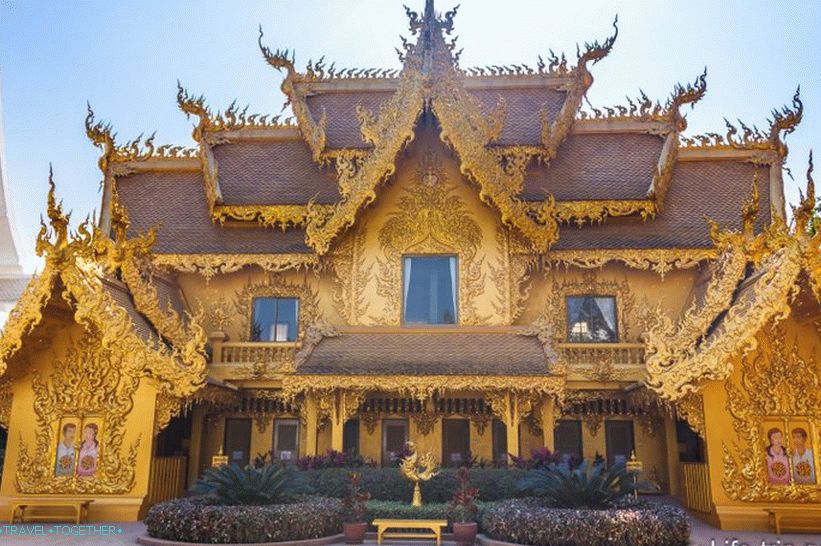 Golden toilet