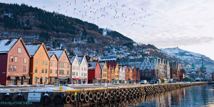 Bergen in the winter