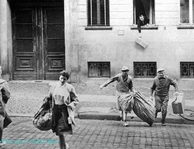 The first shoots of the inhabitants of East Berlin