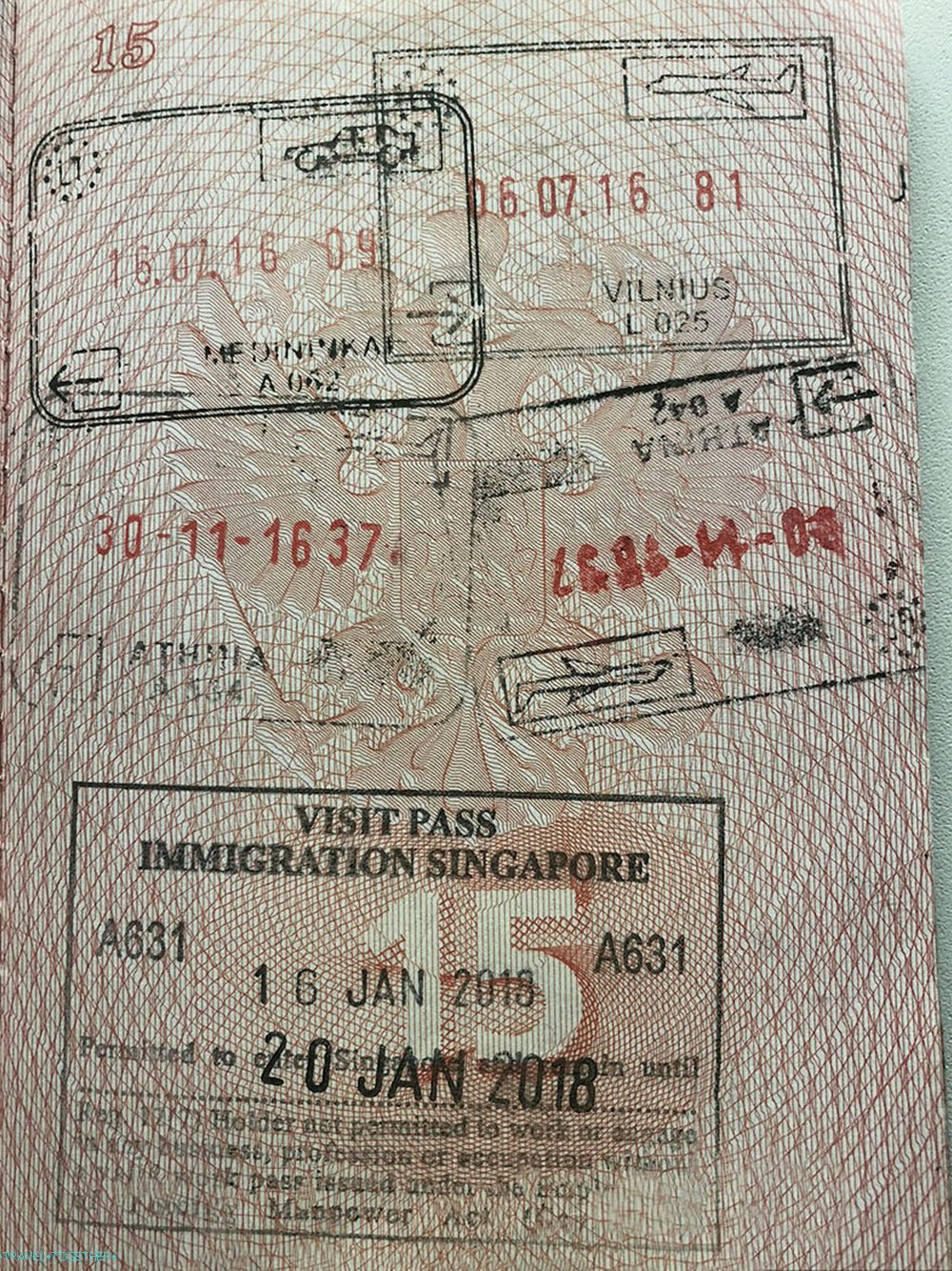 Visa free countries for Russians - Singapore