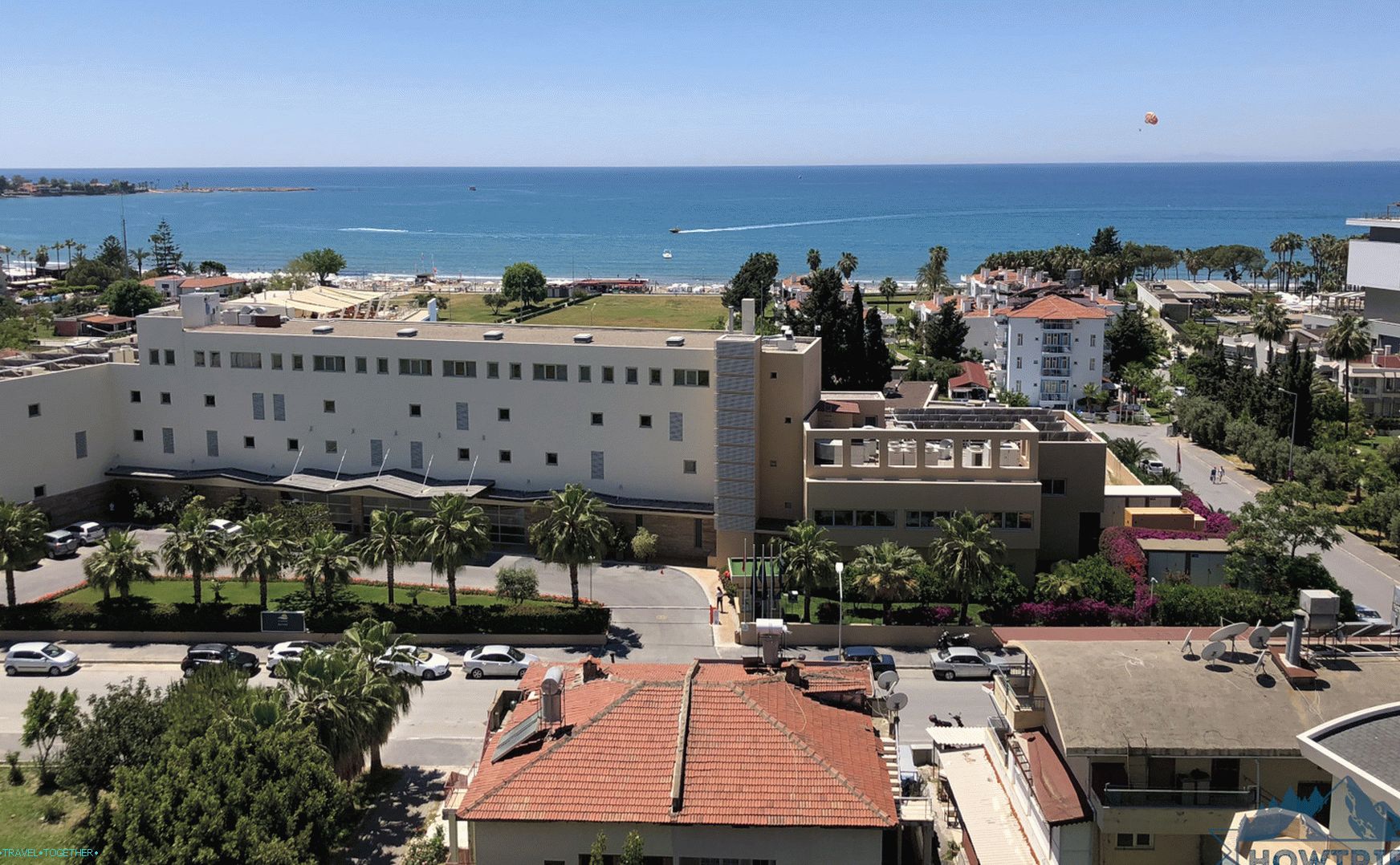 View from the hotel Side Town Hotel - our trip Fortuna