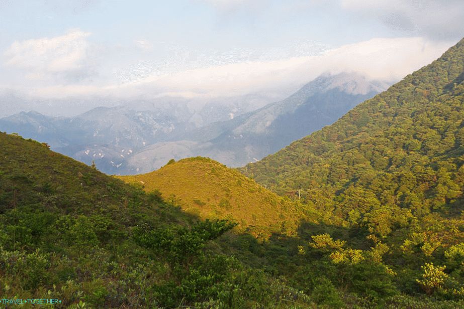 All around are mountains - Lantau Island