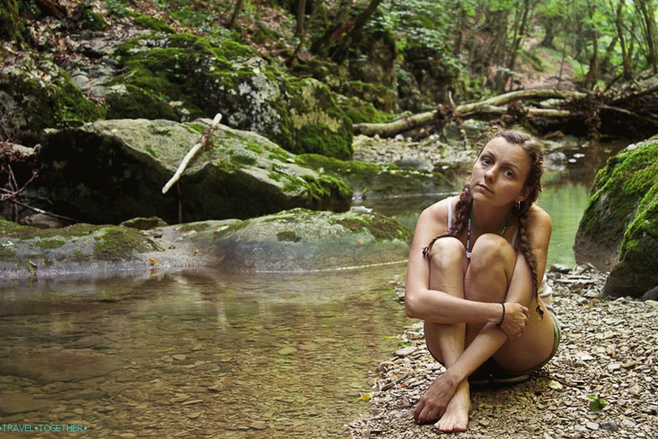 Somewhere in the middle of the Grand Canyon