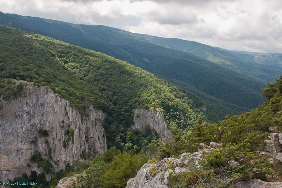 The Grand Canyon of Crimea from above