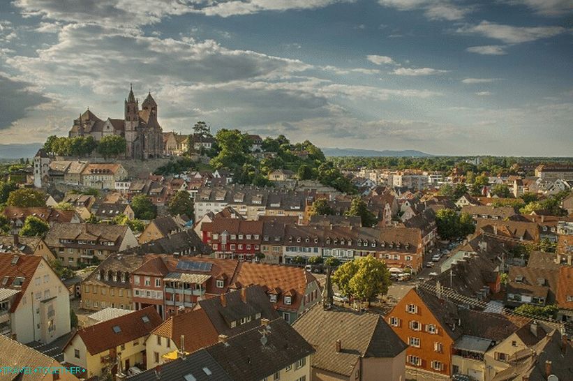 View of Breizach am Rhein