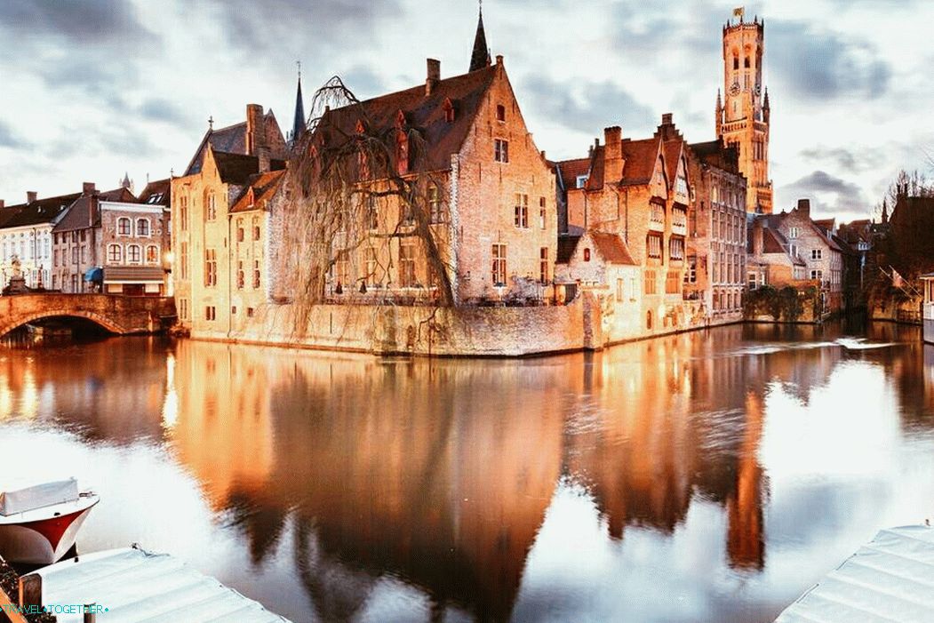 Evening in Bruges