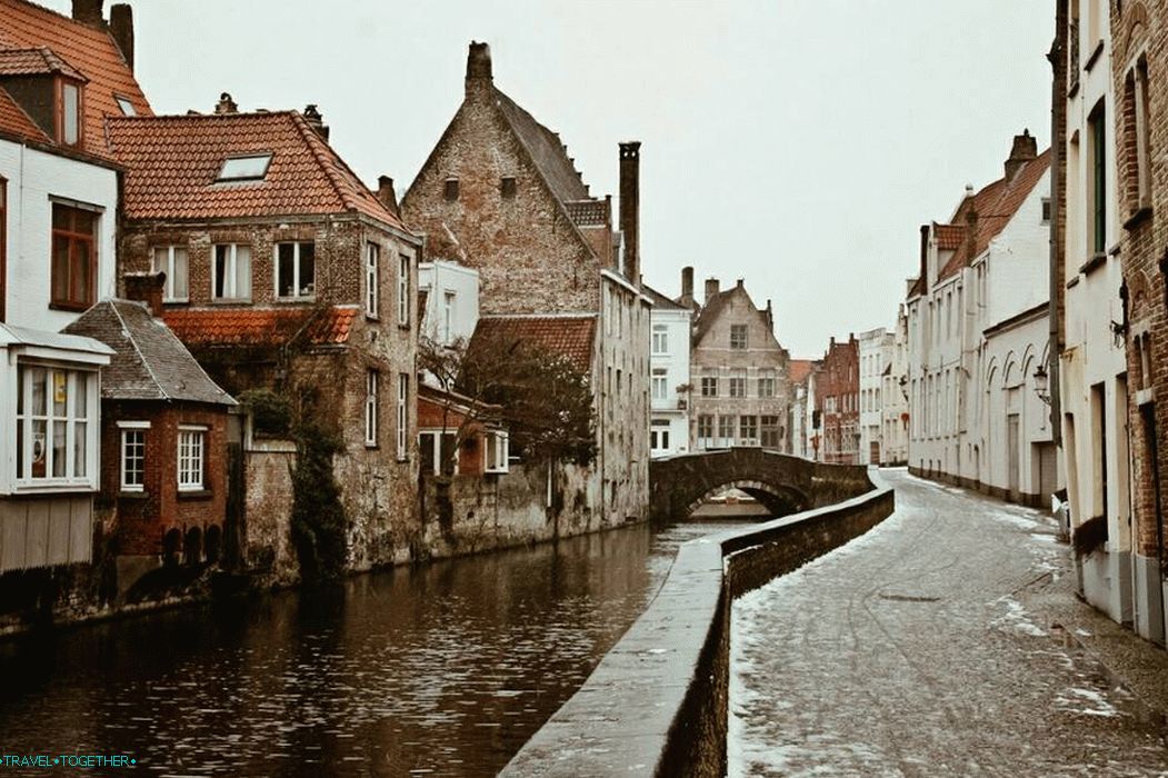 The historical center of Bruges