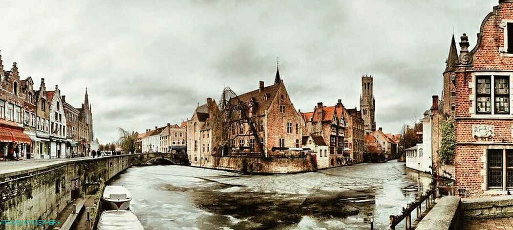 The historical center of Bruges