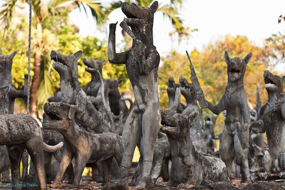 And the dogs are not simple, dogs with ...