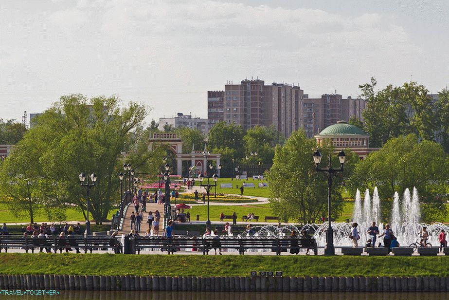 The modern part of the museum-reserve Tsaritsyno