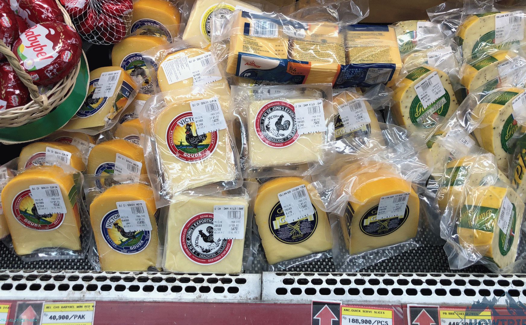 Products in Bali Cheese Shop