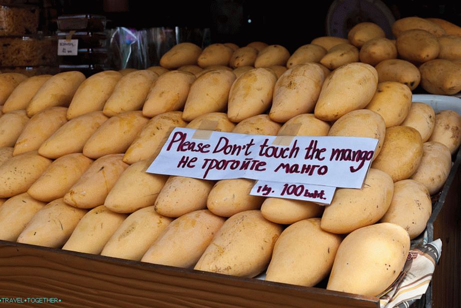 In Pattaya, the market even write in Russian