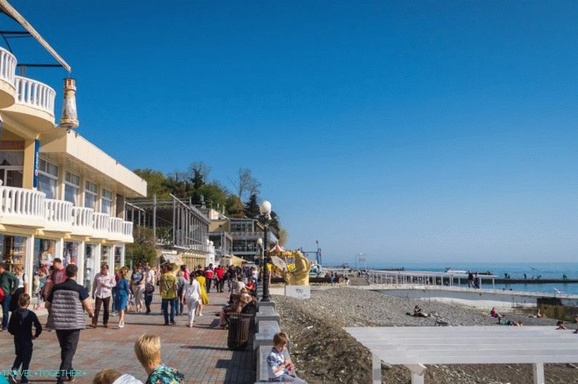 Central Quay of Sochi